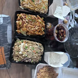Dinner, chow mein, egg foo young, 73. Kung Pao Chicken
