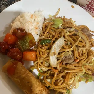 My plate of goodness! Missing the crispy duck which was so good!