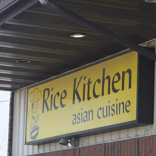 a sign on the side of a building