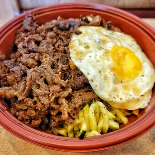 Bulgolgi rice bowl