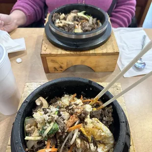 Hot stone bowls