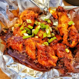 Spicy chicken wings
