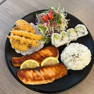 Dinner grilled salmon 2pcs combo