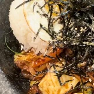 14. Spicy Pork Hot Stone Bibimbap