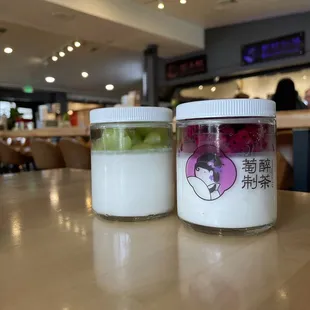 Bundle: Cotton Candy Grape Coconut Pudding &amp; Dragonfruit Coconut Pudding ---- it's alright