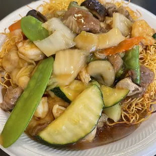 19. Hong Kong Style Crispy Noodles