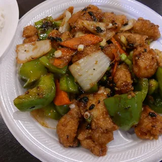 S6. Fish Fillet with Black Bean Sauce