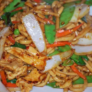 Korean stir fried noodles