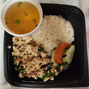 Pad Kra Pow with Ground Chicken