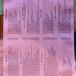 Menu September 2024