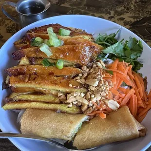 Lemongrass Chicken &amp; Spring Roll Vermicelli