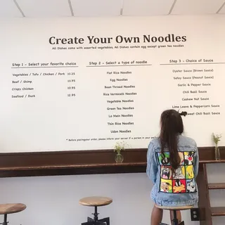 Create Your Own Noodles