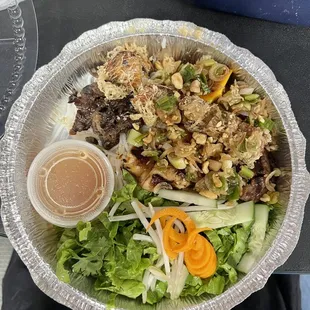 R6. Grilled Combination Rice Noodles Bowl