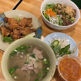 Caramelized Garlic Wings, Pho