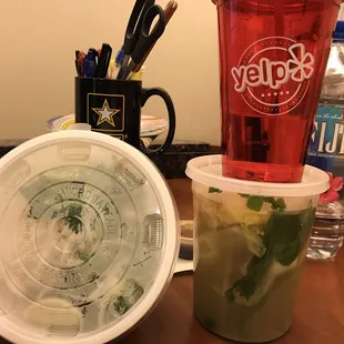 A delicious combination of Vegan Pho.