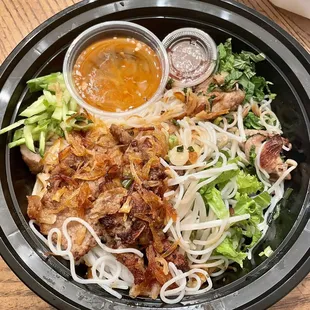 #9. BBQ (Pork) Vermicelli Noodle Salad. On point. Fried shallots on top adds a new dimension.