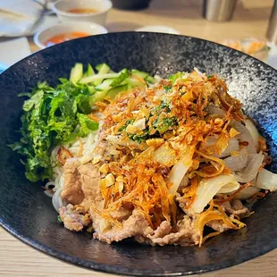 a bowl of rice and vegetables