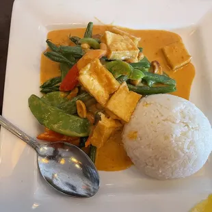 Tofu with string bean