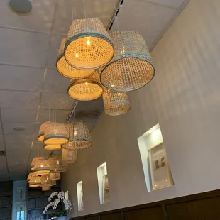 Basket lights/decor