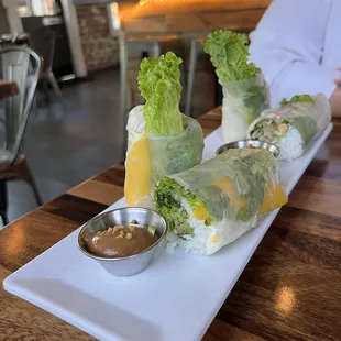 Phat Buddha -best vegan spring rolls!!!