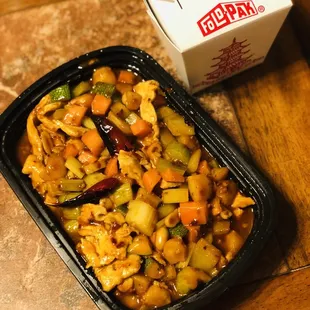 Kung Pao Chicken with Fried Rice