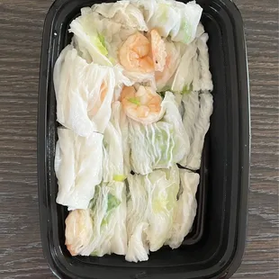 Shrimp rice roll
