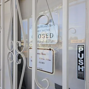 Store hours as of 8/11/24