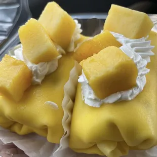 Mango Mini Crepe Cake