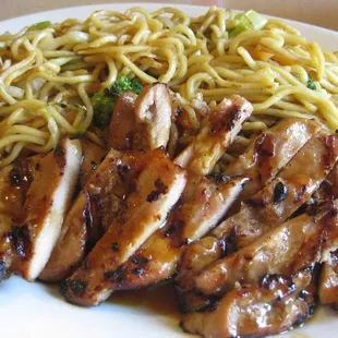 Teriyaki chicken with yakisoba