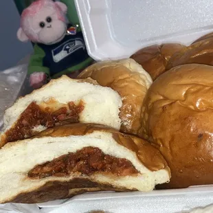 GMonkey do: hot fresh baked char siu bao