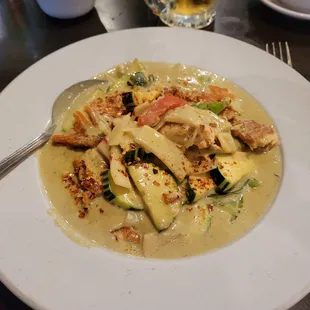 #62 Salmon green curry