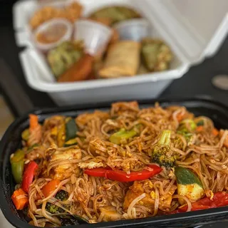 Spicy Basil Pad Thai Dinner