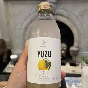 Yuzu sparkling water