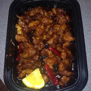 That's all fried bread. No chicken. :/