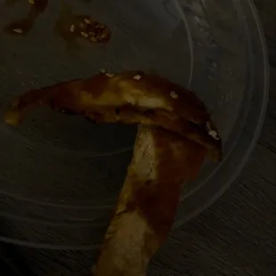 very dried out cardboard chicken