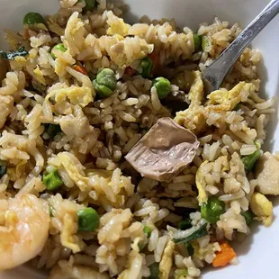 USED BAND AID IN MY FOOD.