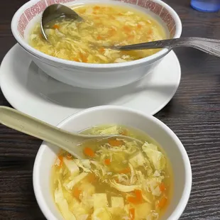 Medium egg drop soup