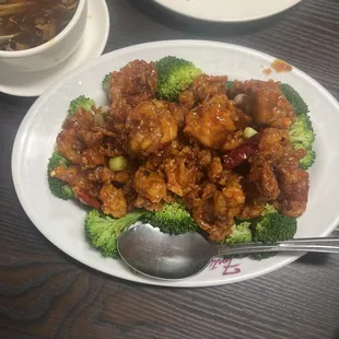 Orange chicken.