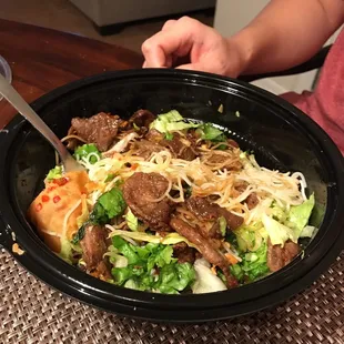 Vermicelli pork and egg roll