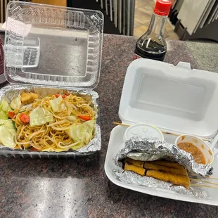 Chow Mein Tofu Satay