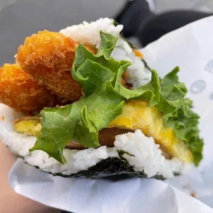 Double Shrimps Onigiri