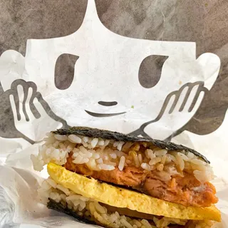 Grilled Salmon Onigiri