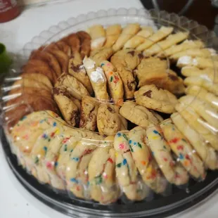 Catering cookie platter