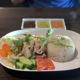 Hainan chicken rice