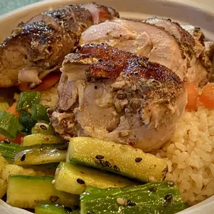 Szechwan Chicken Thighs Rice Bowl