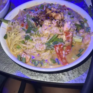 Jerk Seafood Pasta