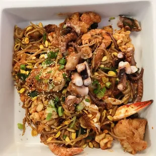 Seafood stir fry