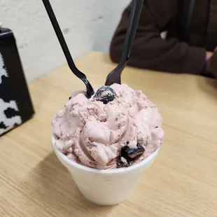 Surprisingly large scoops