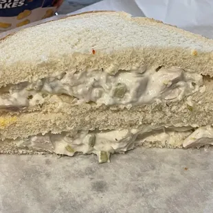 Chicken salad sandwich