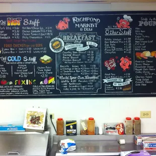 Richpond Market's new chalkboard menu created by ArtFX Design Studios. - www.artfxdesignstudios.com